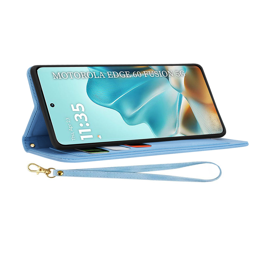 Futrola za Motorola Edge 60 Fusion / Edge 60, Techsuit, FlipCraft, Plava