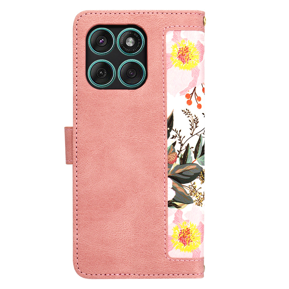 Futrola za Motorola Edge 60 Fusion / Edge 60, Techsuit, FlipCraft, Roze