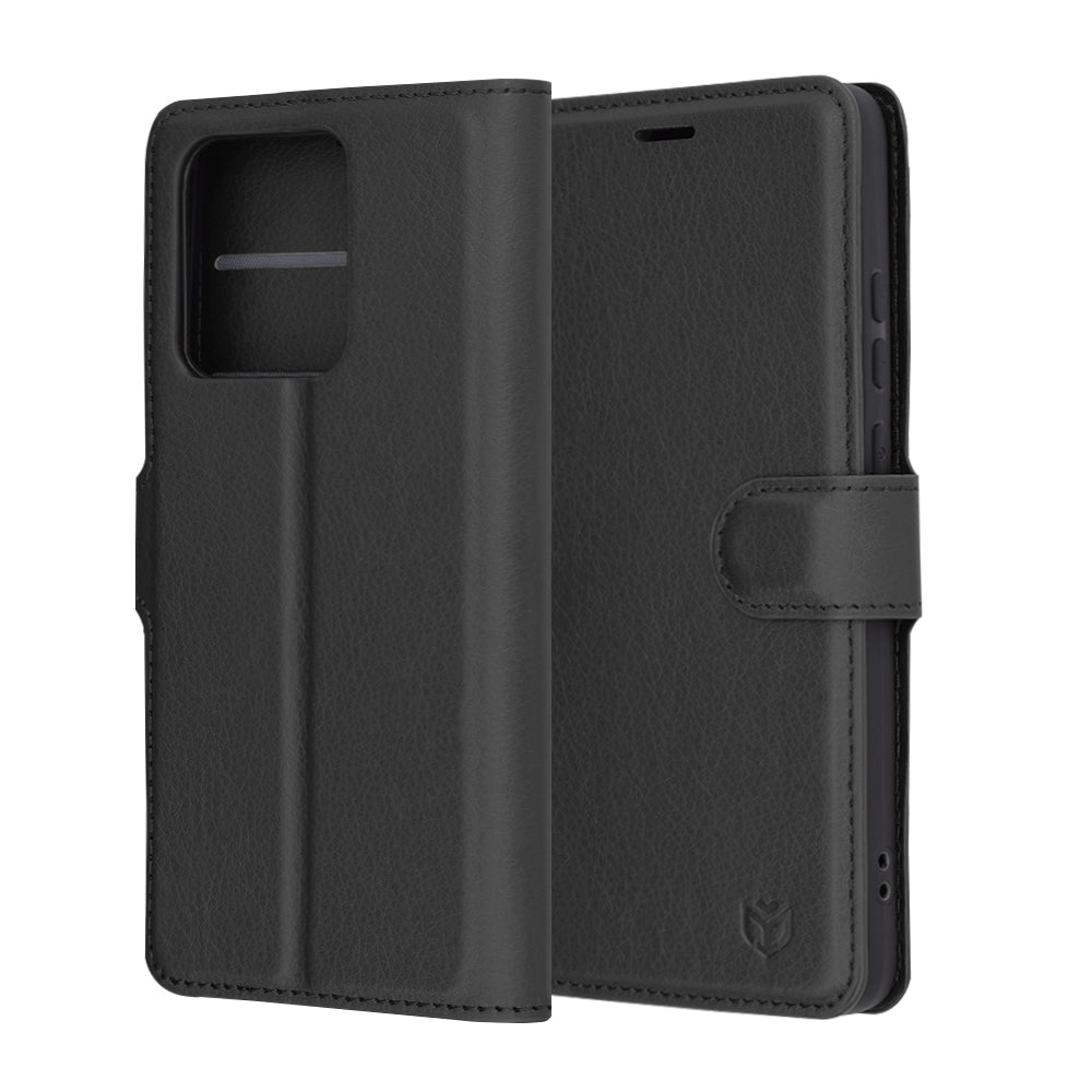 Futrola za Motorola Edge 60 Neo / Edge 50 Neo, Techsuit, Leather Folio, Crna