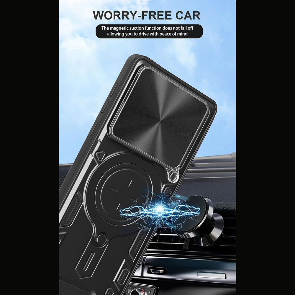 Futrola za Motorola Edge 60 Pro, Techsuit, CamGuard Pro, Roze Zlatna