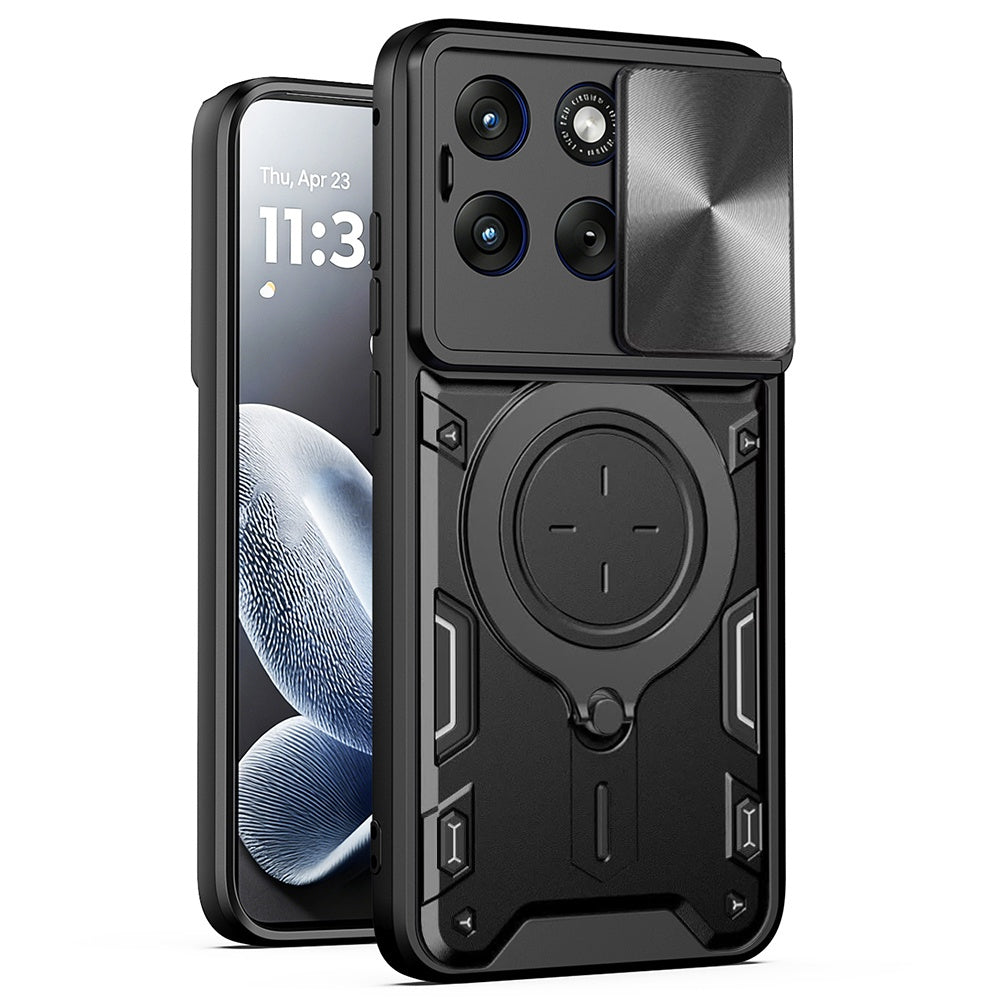 Futrola za Motorola Edge 70 Fusion, Techsuit, CamGuard Pro, Crna