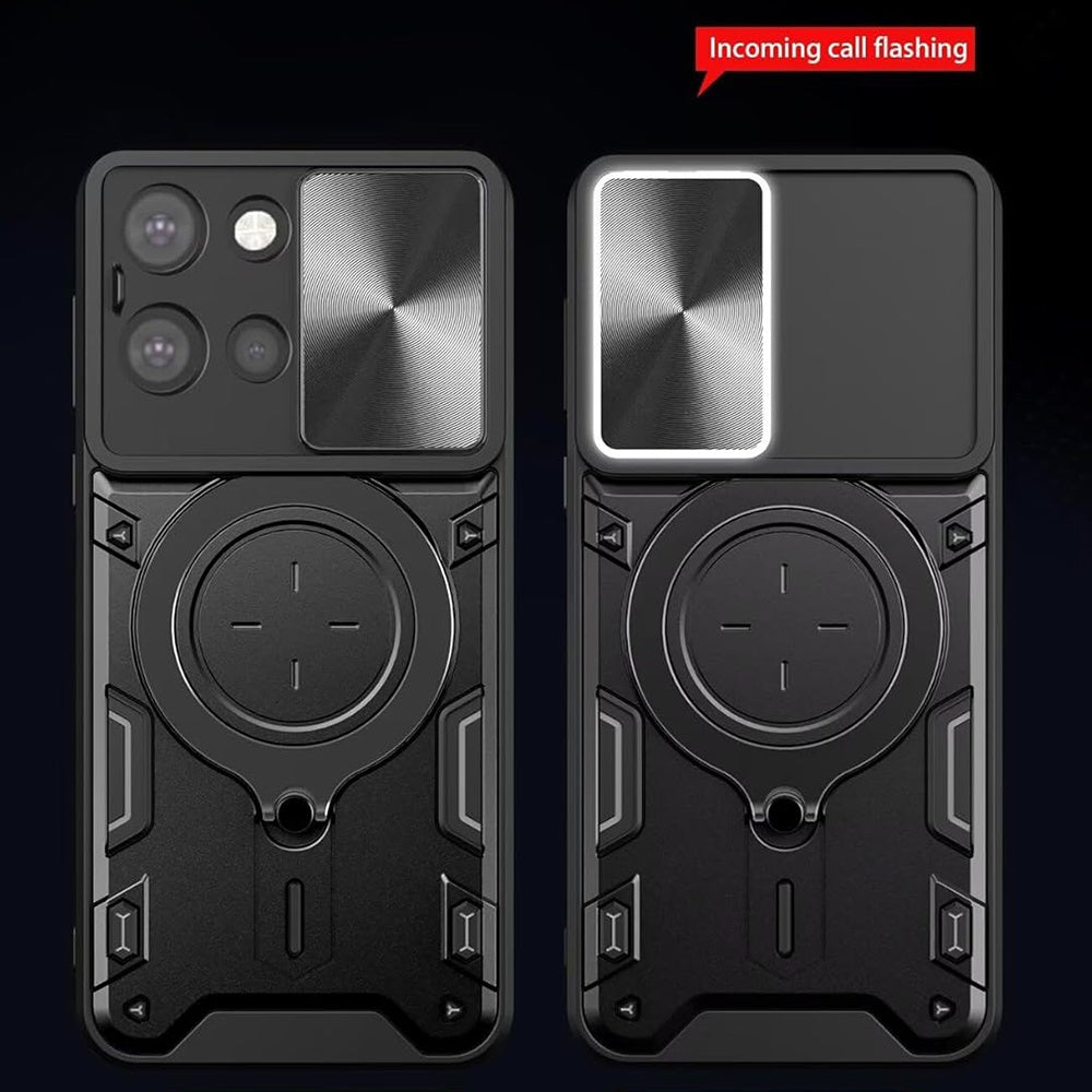 Futrola za Motorola Edge 70 Fusion, Techsuit, CamGuard Pro, Crna