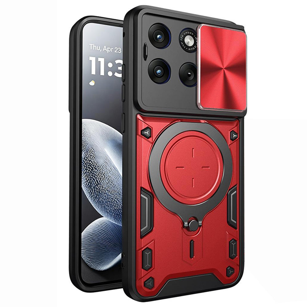 Futrola za Motorola Edge 70 Fusion, Techsuit, CamGuard Pro, Crvena