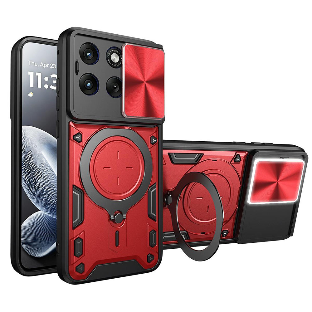 Futrola za Motorola Edge 70 Fusion, Techsuit, CamGuard Pro, Crvena