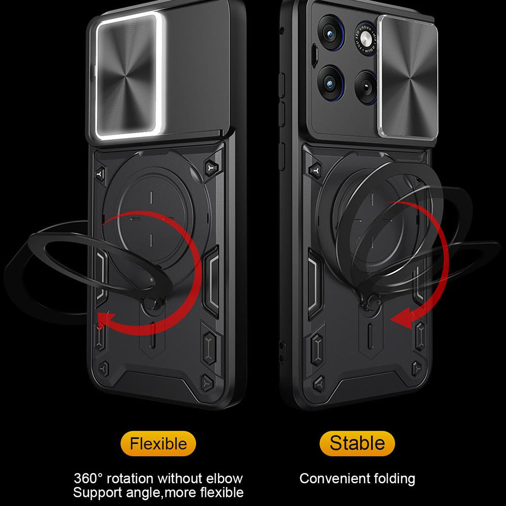 Futrola za Motorola Edge 70 Fusion, Techsuit, CamGuard Pro, Crvena