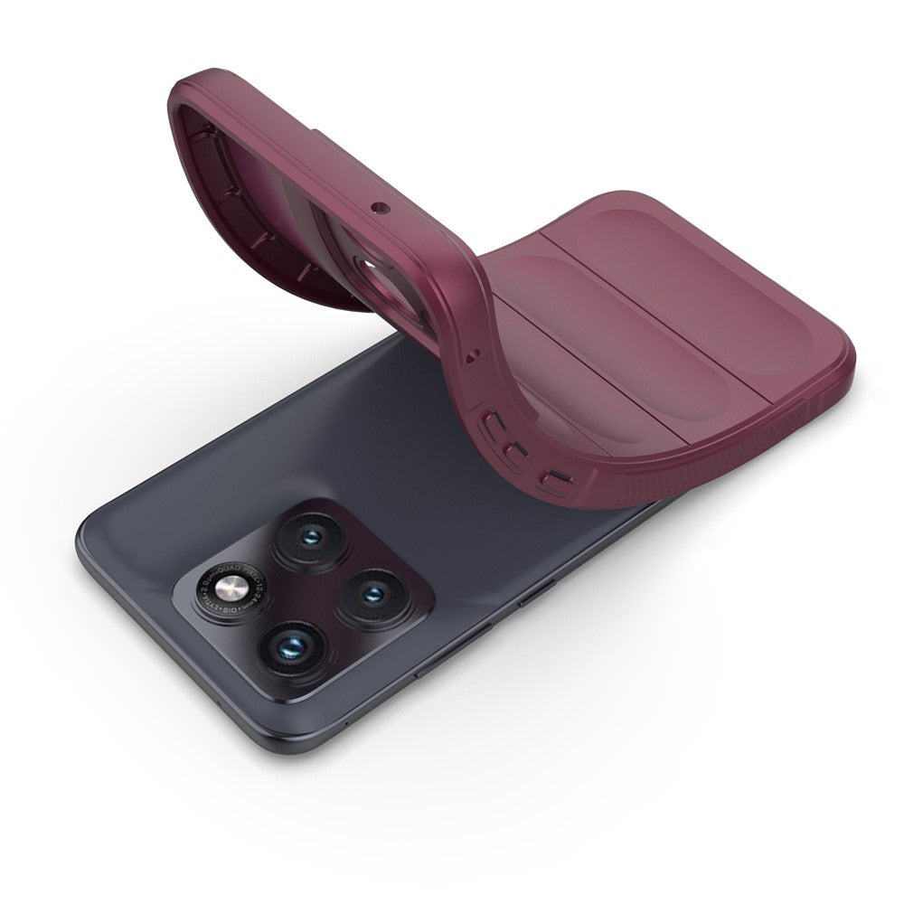 Futrola za Motorola Edge 70 Fusion, Techsuit, Magic Shield, Bordo