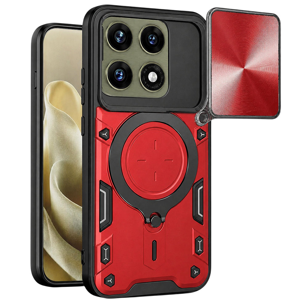 Futrola za Motorola Edge 70 Pro, Techsuit, CamGuard Pro, Crvena