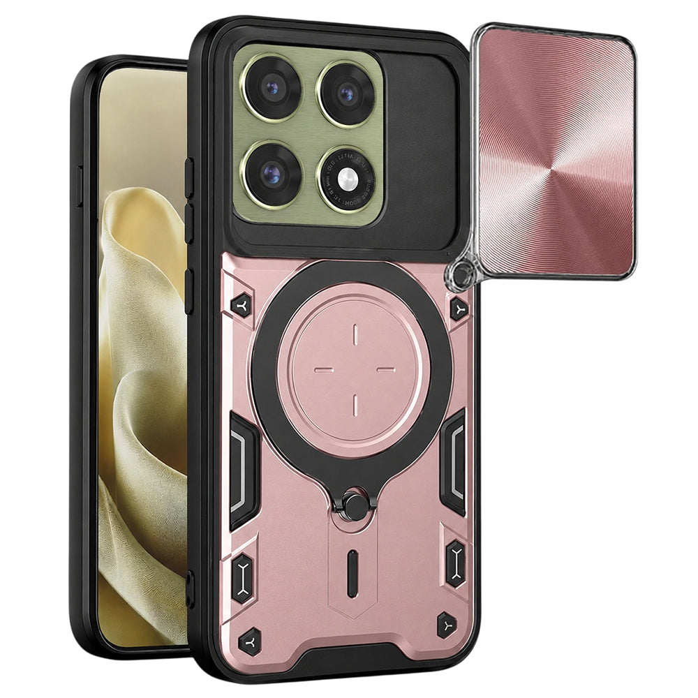 Futrola za Motorola Edge 70 Pro, Techsuit, CamGuard Pro, Roze Zlatna