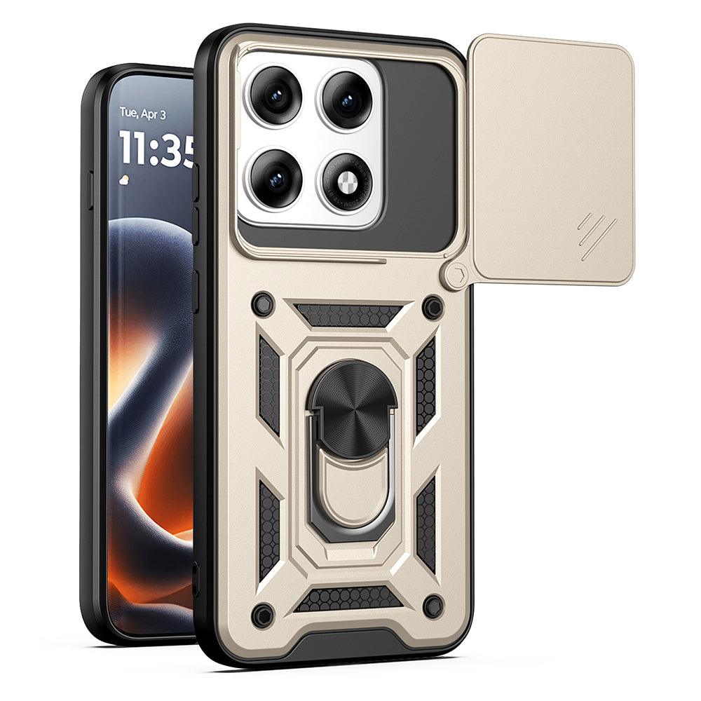 Futrola za Motorola Edge 70 Pro, Techsuit, CamShield, Zlatna