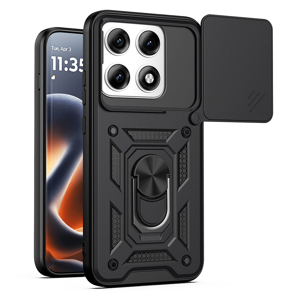 Futrola za Motorola Edge 70 Pro, Techsuit, CamShield, Crna