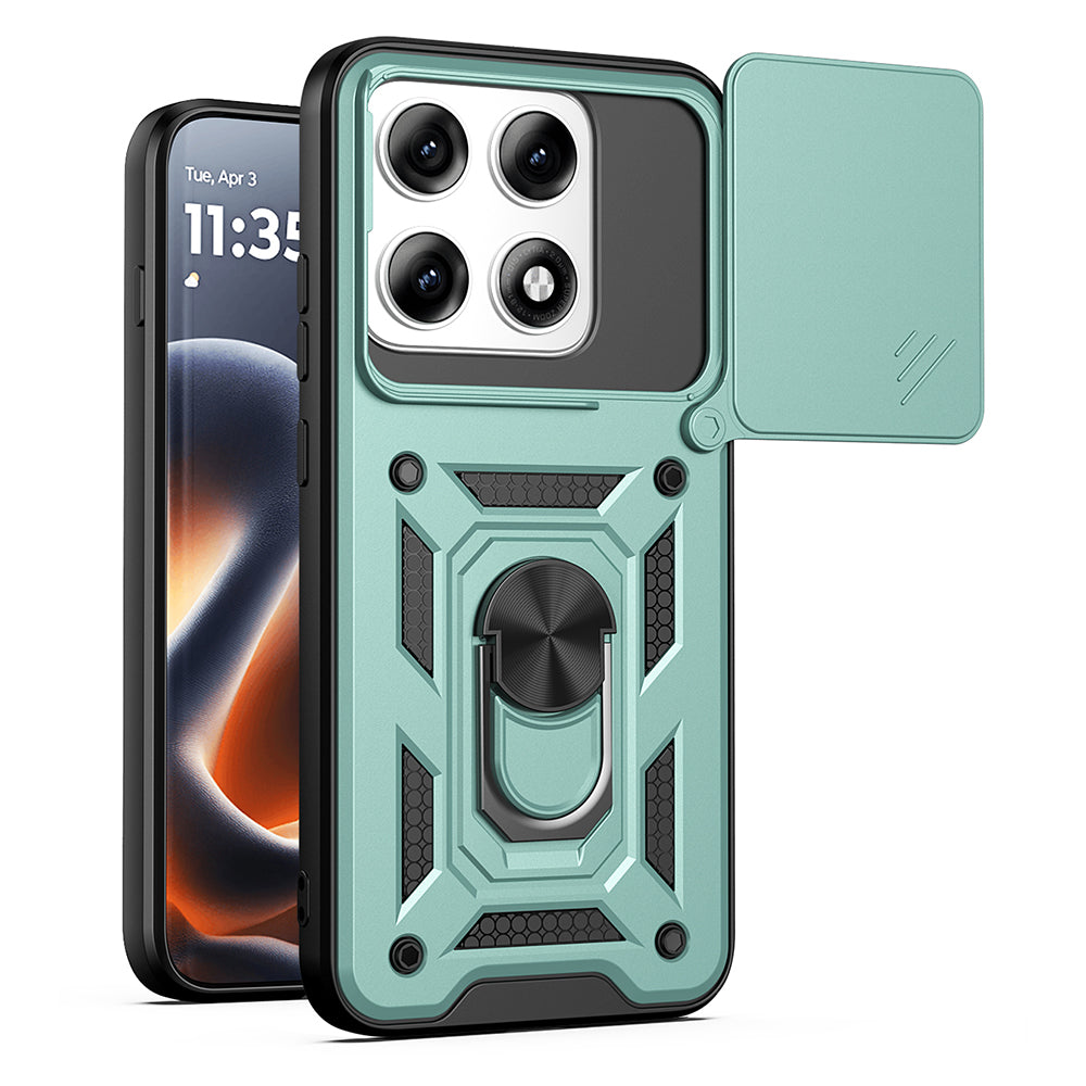 Futrola za Motorola Edge 70 Pro, Techsuit, CamShield, Zelena