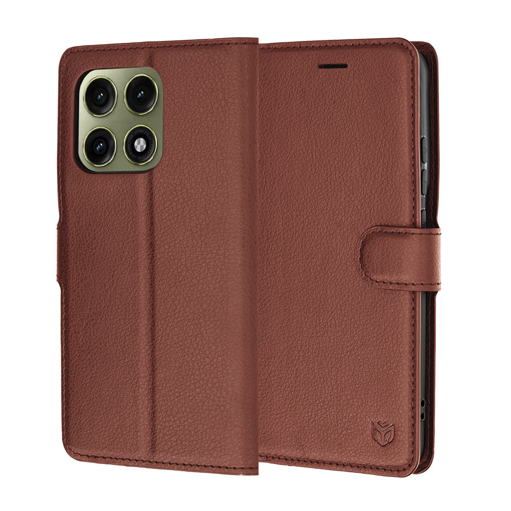 Futrola za Motorola Edge 70 Pro, Techsuit, Leather Folio, Braon