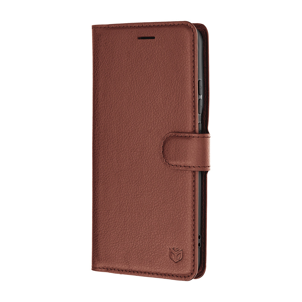 Futrola za Motorola Edge 70 Pro, Techsuit, Leather Folio, Braon