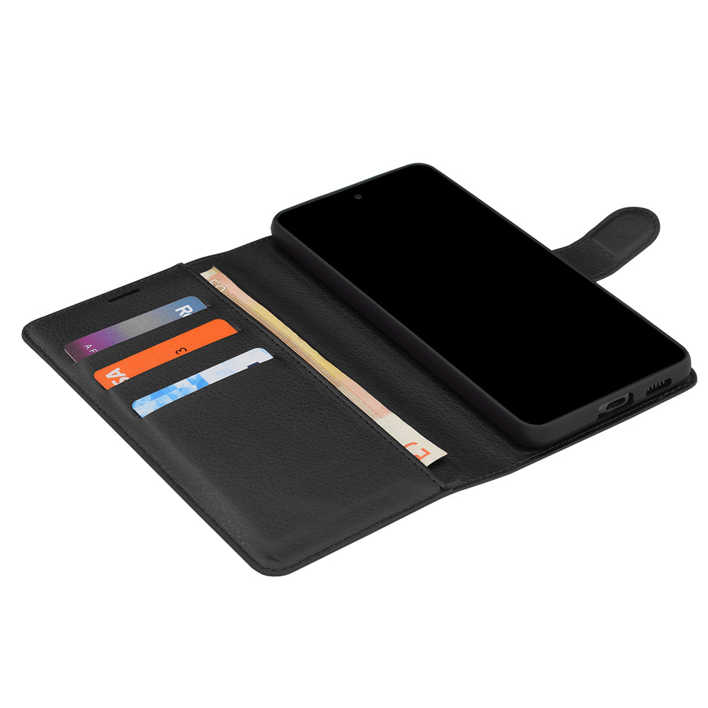 Futrola za Motorola Edge 70 Pro, Techsuit, Leather Folio, Crna