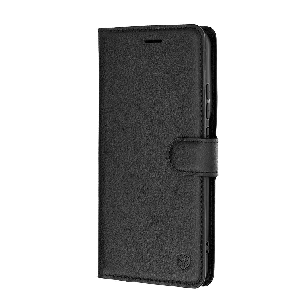 Futrola za Motorola Edge 70 Pro, Techsuit, Leather Folio, Crna