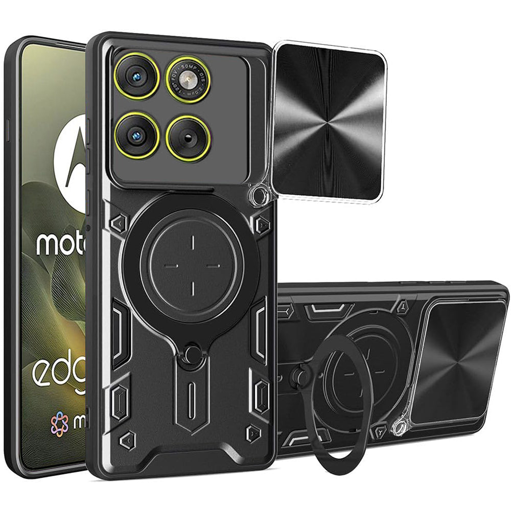 Futrola za Motorola Edge 70, Techsuit, CamGuard Pro, Crna