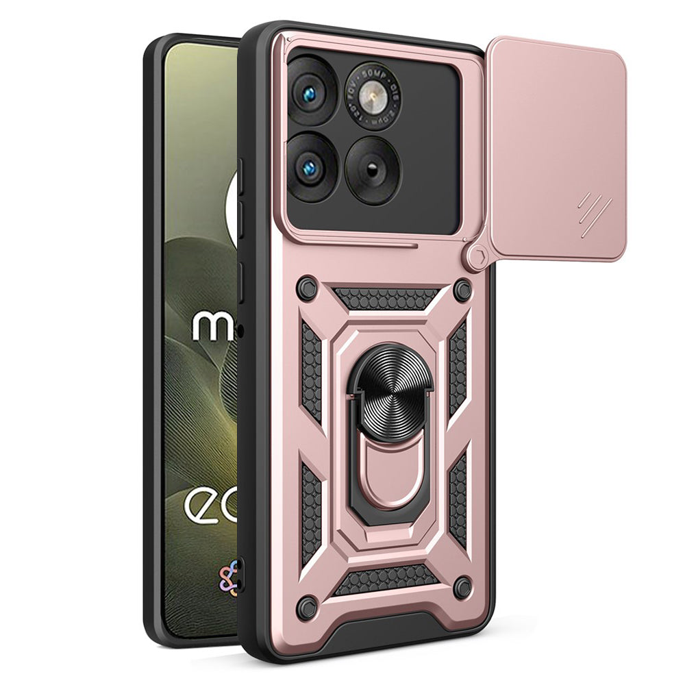 Futrola za Motorola Edge 70, Techsuit, CamShield, Roze Zlato