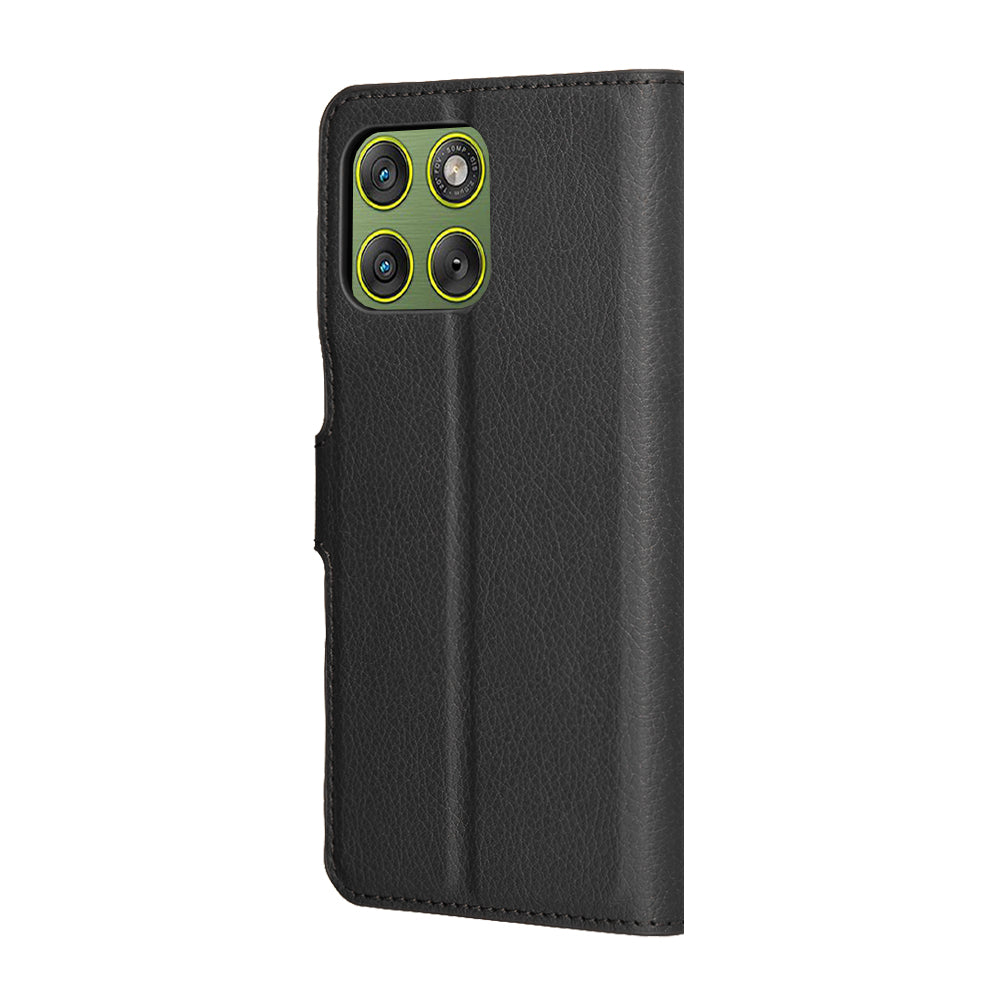 Futrola za Motorola Edge 70, Techsuit, Leather Folio, Crna