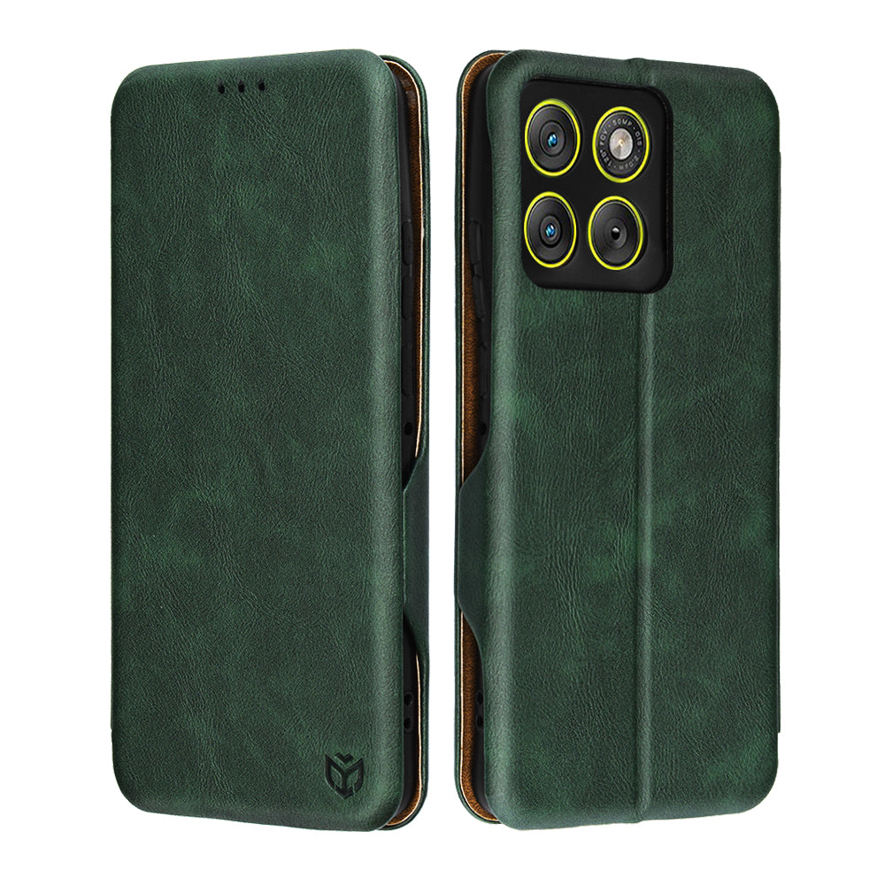 Futrola za Motorola Edge 70, Techsuit, Safe Wallet Plus, Zelena