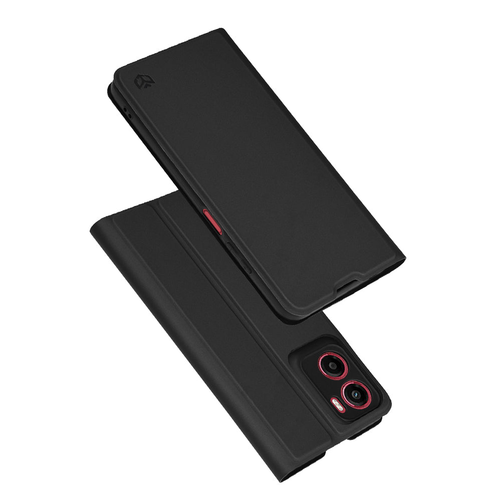 Futrola za Motorola Moto E15 / G05, Techsuit, Magskin Book, Crna