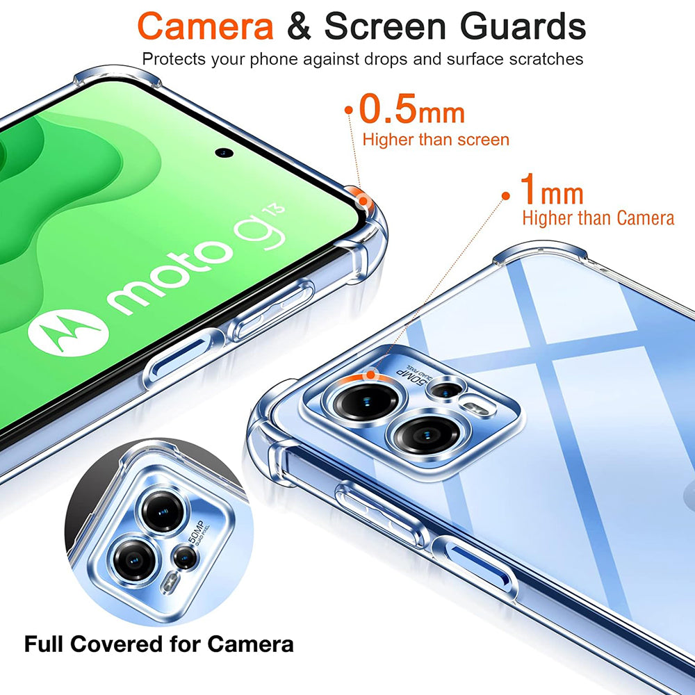 Futrola za Motorola Moto E15 / G05, Techsuit, Shockproof Clear, Providna