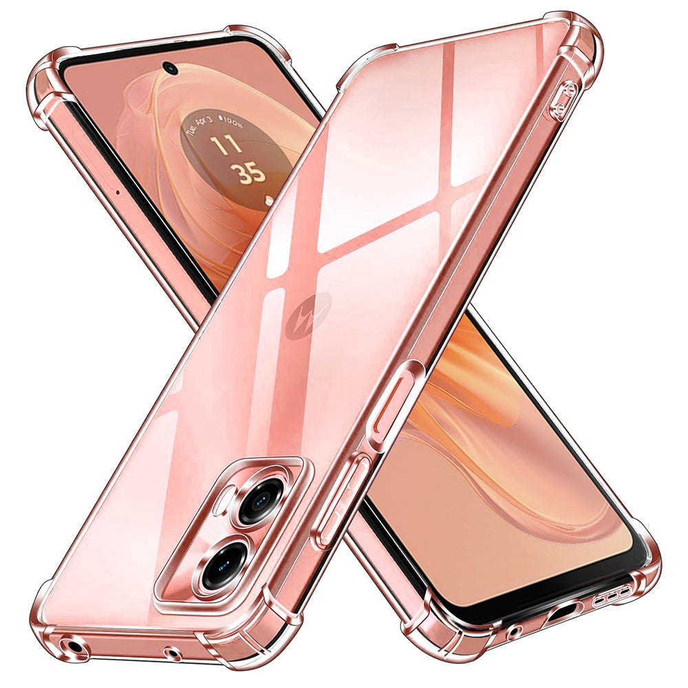 Futrola za Motorola Moto G04s / E14 / G04 / G24, Techsuit, Shockproof Clear, Providna
