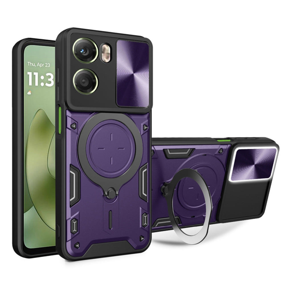 Futrola za Motorola Moto G06, Techsuit, CamGuard Pro, Ljubičasta