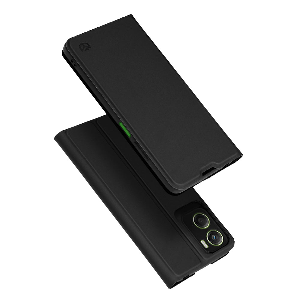 Futrola za Motorola Moto G06, Techsuit, Magskin Book, Crna