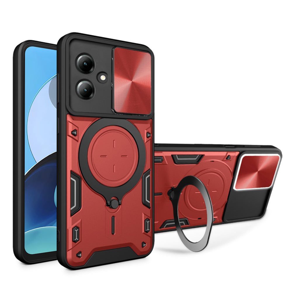 Futrola za Motorola Moto G14, Techsuit, CamGuard Pro, Crvena