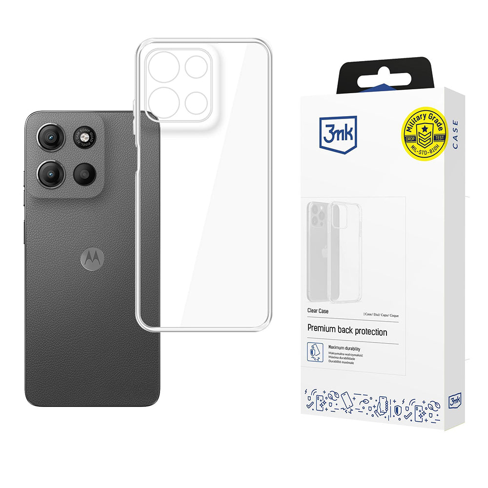 Futrola za Motorola Moto G15 / G15 Power, 3MK, Clear, Providna