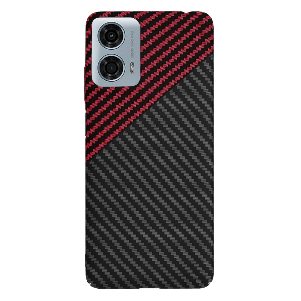 Futrola za Motorola Moto G24 Power, Techsuit, Carbonite FiberShell, Crno Crvena