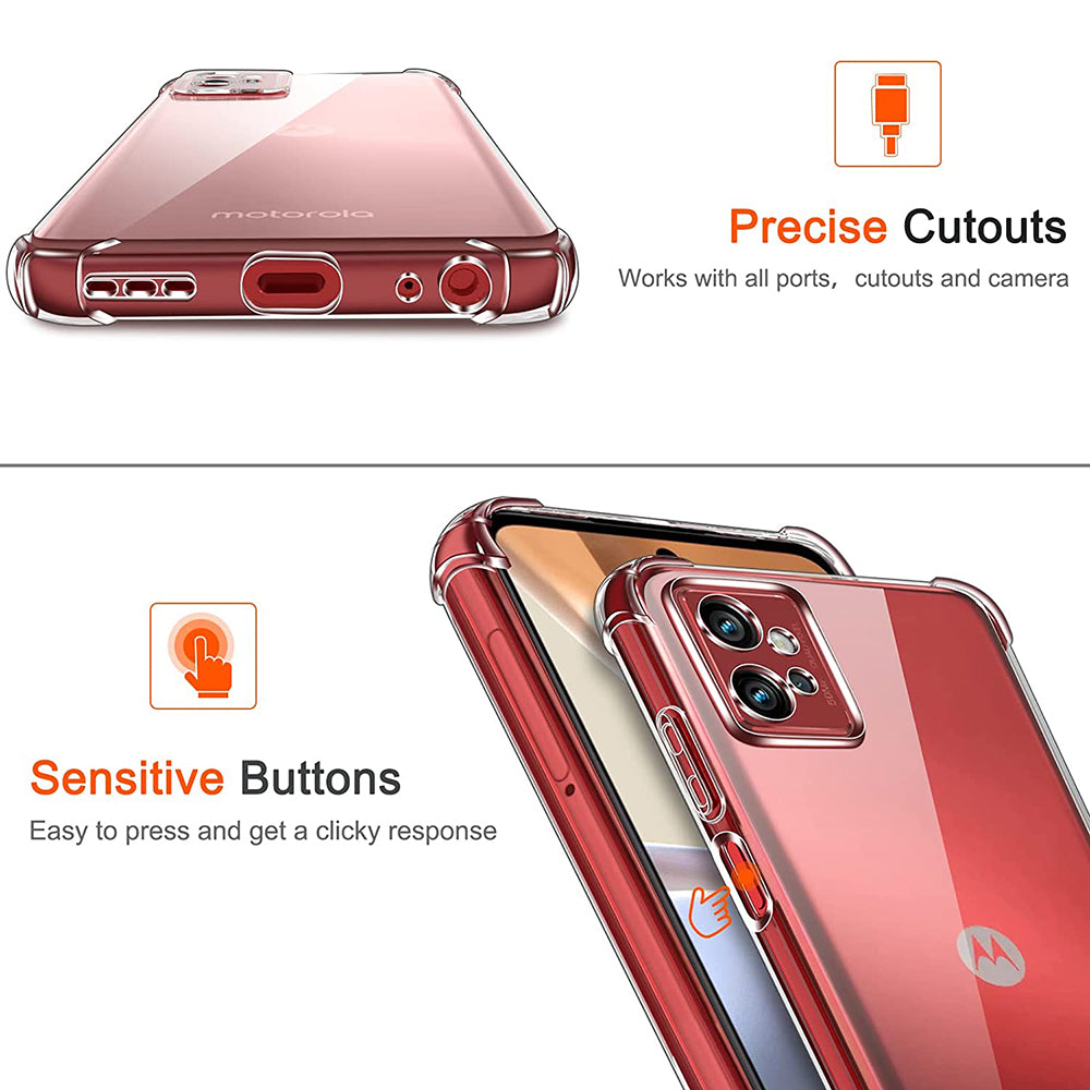 Futrola za Motorola Moto G32, Techsuit, Shockproof Clear, Providna