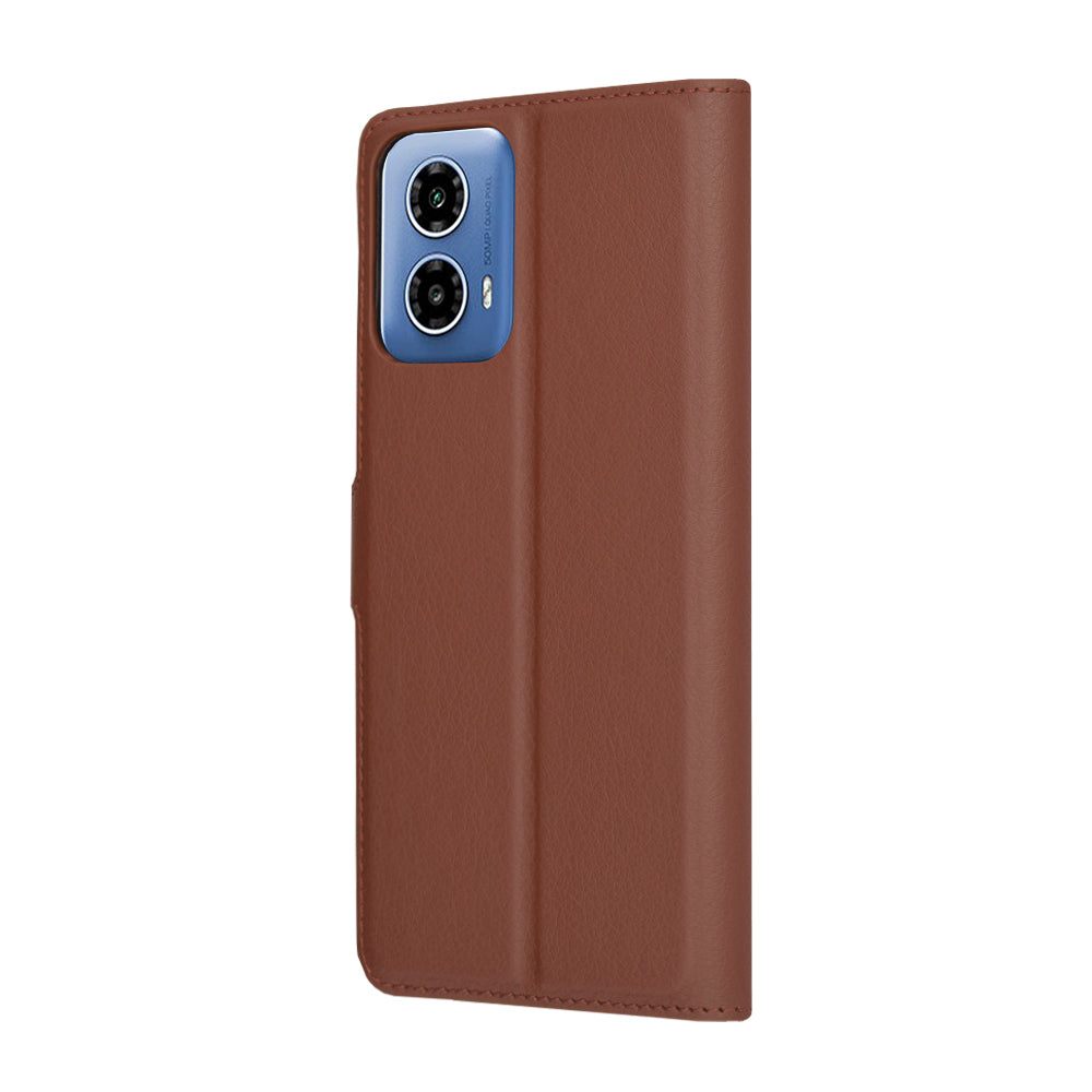 Futrola za Motorola Moto G45 / G34, Techsuit, Leather Folio, Braon