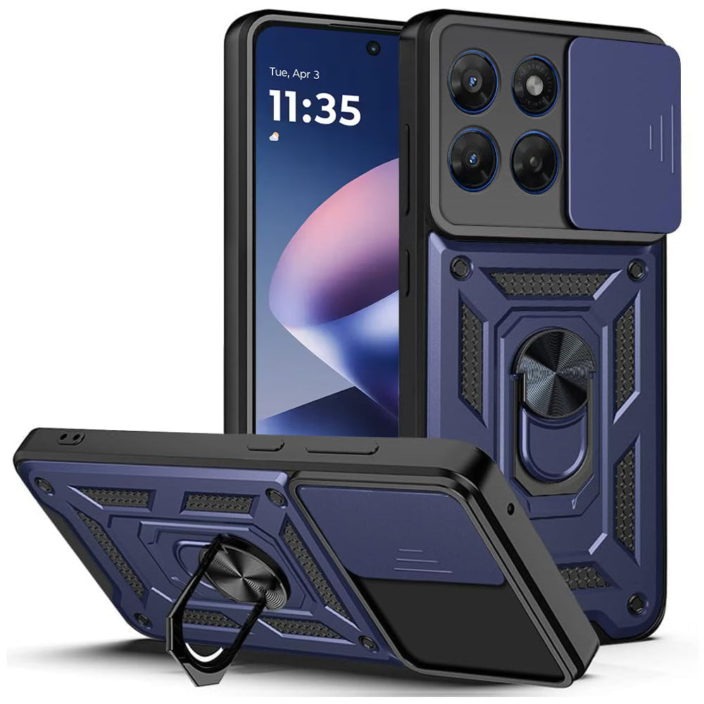 Futrola za Motorola Moto G47 / G37, Techsuit, CamShield, Plava