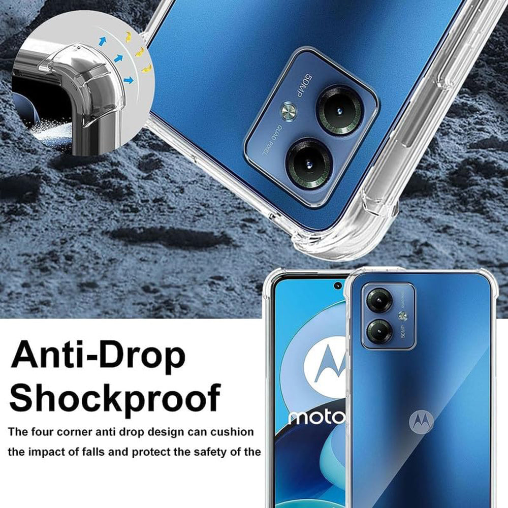 Futrola za Motorola Moto G54, Techsuit, Shockproof Clear, Providna