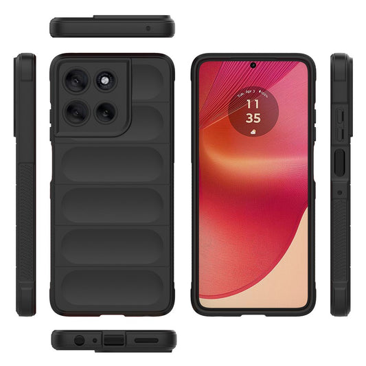 Futrola za Motorola Moto G56, Techsuit, Magic Shield, Crna