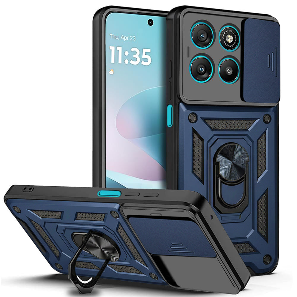 Futrola za Motorola Moto G67 Power / G57 Power, Techsuit, CamShield, Plava