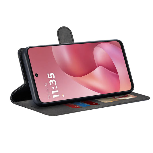 Futrola za Motorola Moto G67 Power / G57 Power, Techsuit, Diary Book, Crna