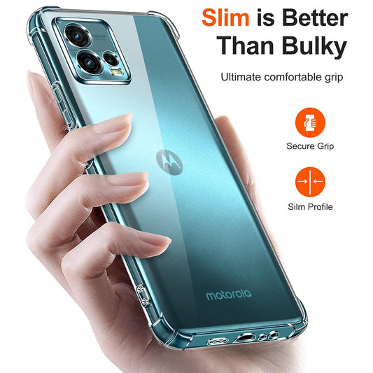 Futrola za Motorola Moto G72, Techsuit, Shockproof Clear, Providna