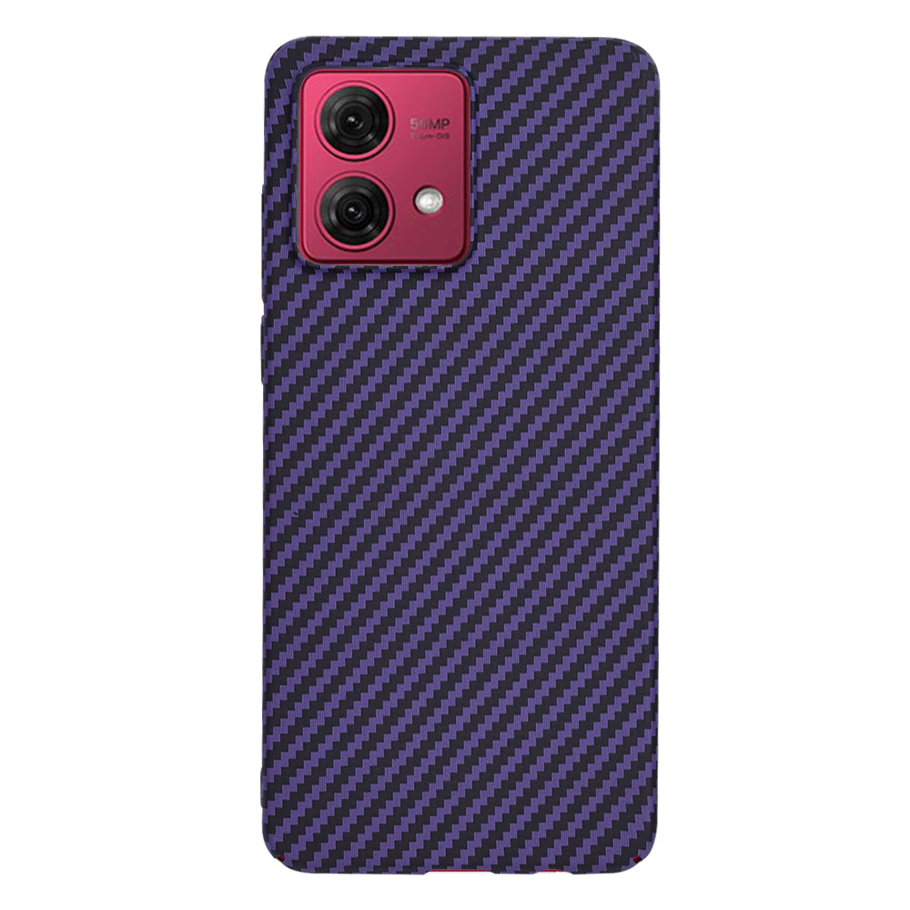 Futrola za Motorola Moto G84, Techsuit, Carbonite FiberShell, Ljubičasta