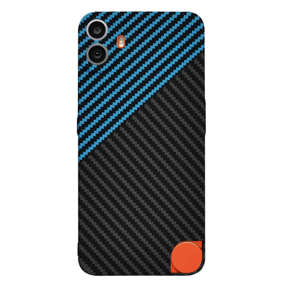 Futrola za Nothing CMF Phone 1, Techsuit, Carbonite FiberShell, Crno Plava