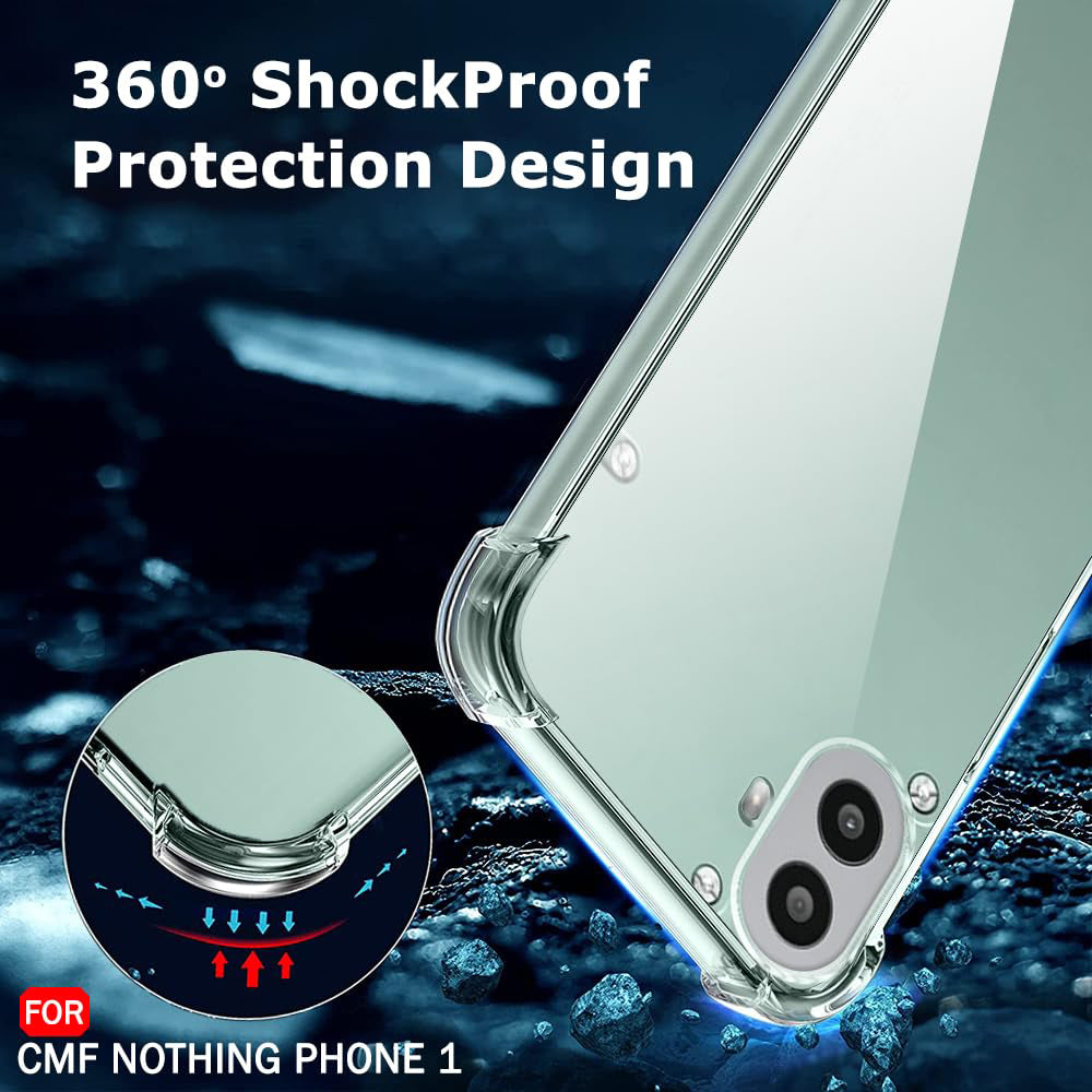 Futrola za Nothing CMF Phone 1, Techsuit, Shockproof Clear, Providna