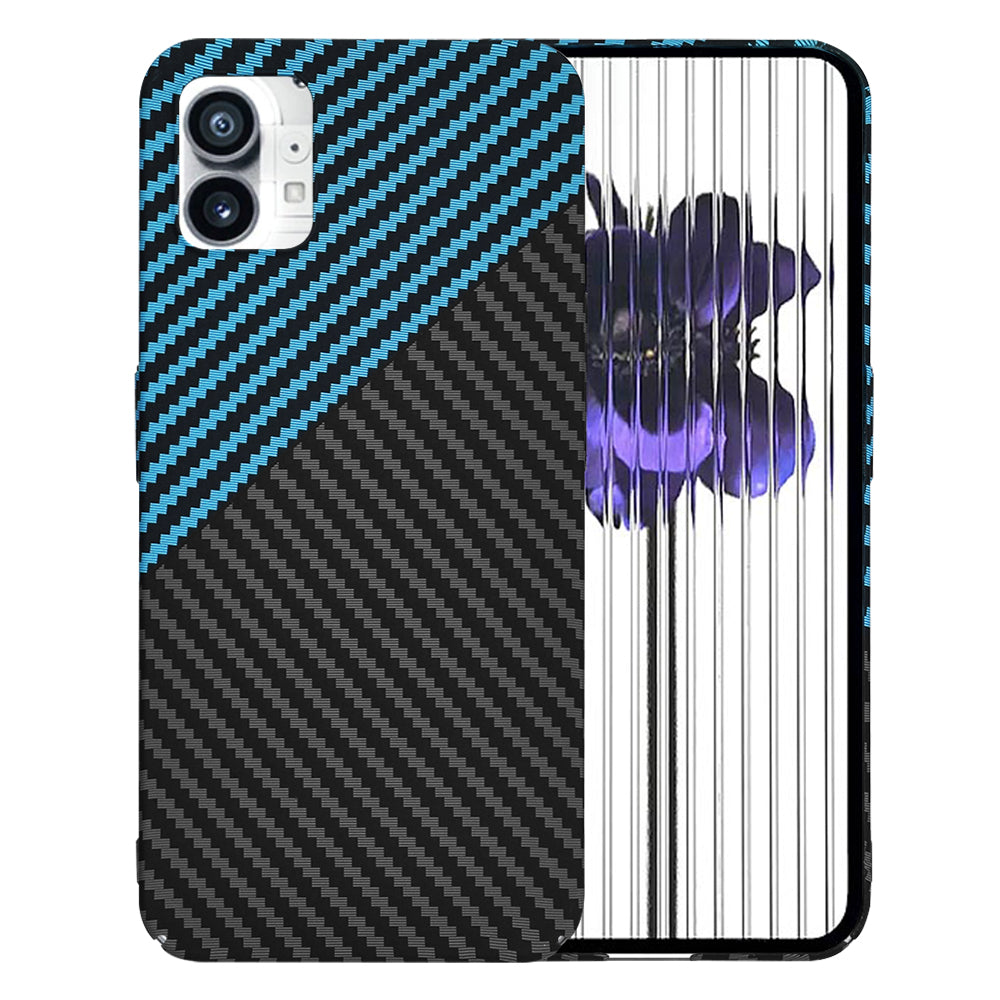 Futrola za Nothing Phone (1), Techsuit, Carbonite FiberShell, Crno Plava