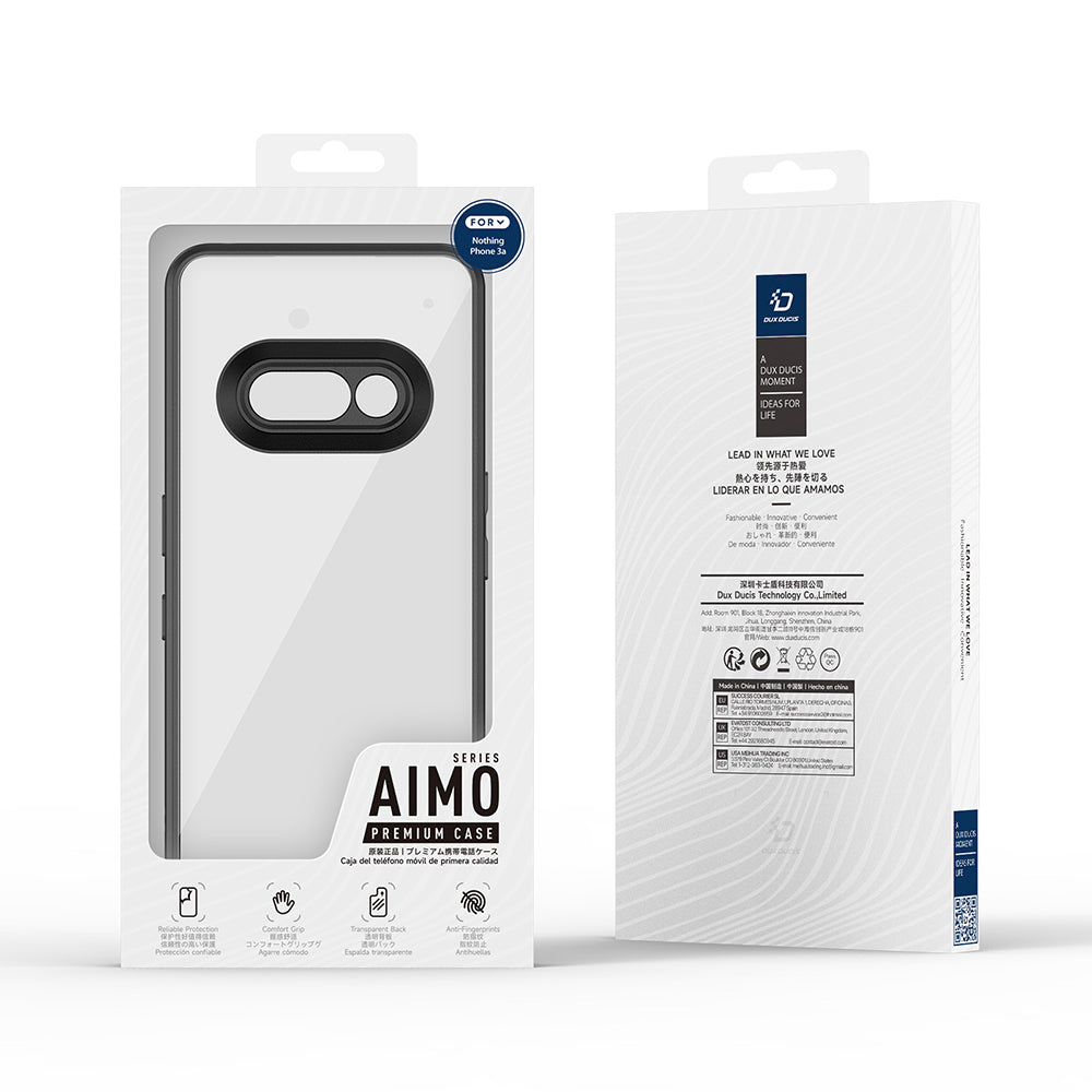 Futrola za Nothing Phone (3a), DUX DUCIS, Aimo, Crna