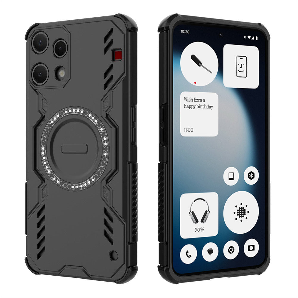 Futrola MagSafe za Nothing Phone (3a) Lite, Techsuit, ArmorMag, Crna