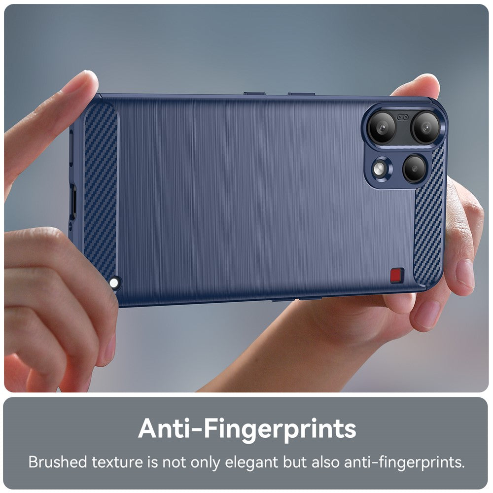 Futrola za Nothing Phone (3a) Lite, Techsuit, Karbon, Plava