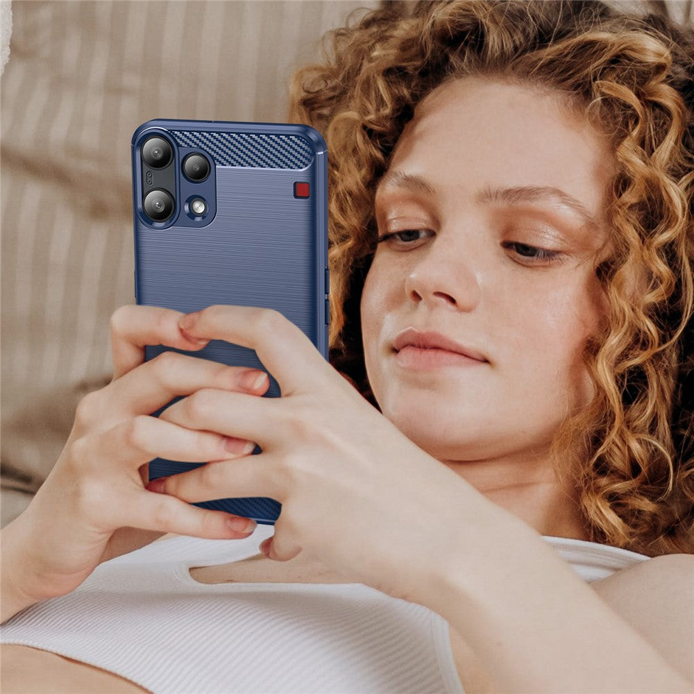 Futrola za Nothing Phone (3a) Lite, Techsuit, Karbon, Plava