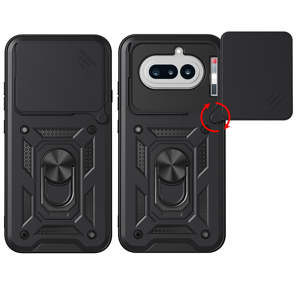 Futrola za Nothing Phone (4a), Techsuit, CamShield, Crna