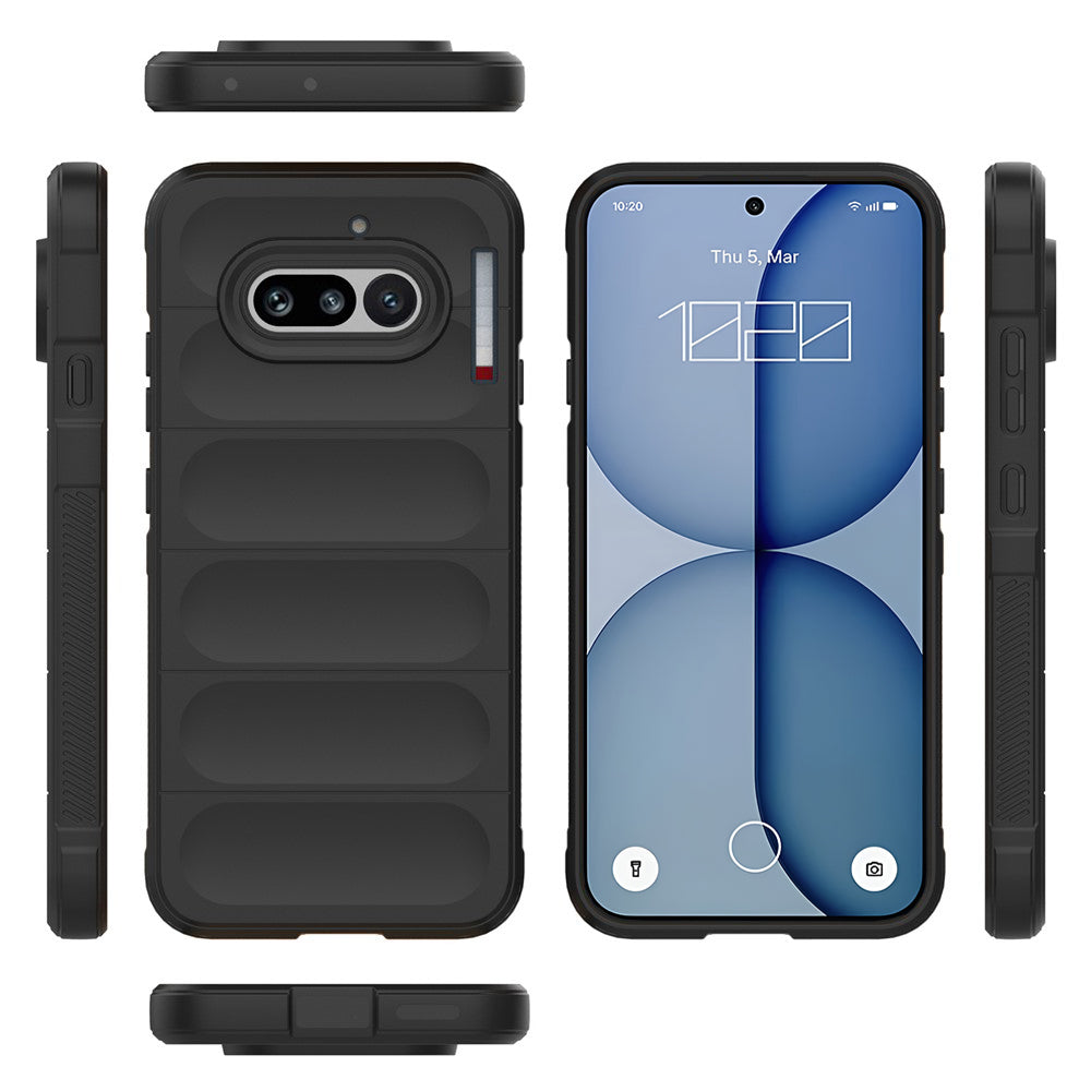 Futrola za Nothing Phone (4a), Techsuit, Magic Shield, Crna
