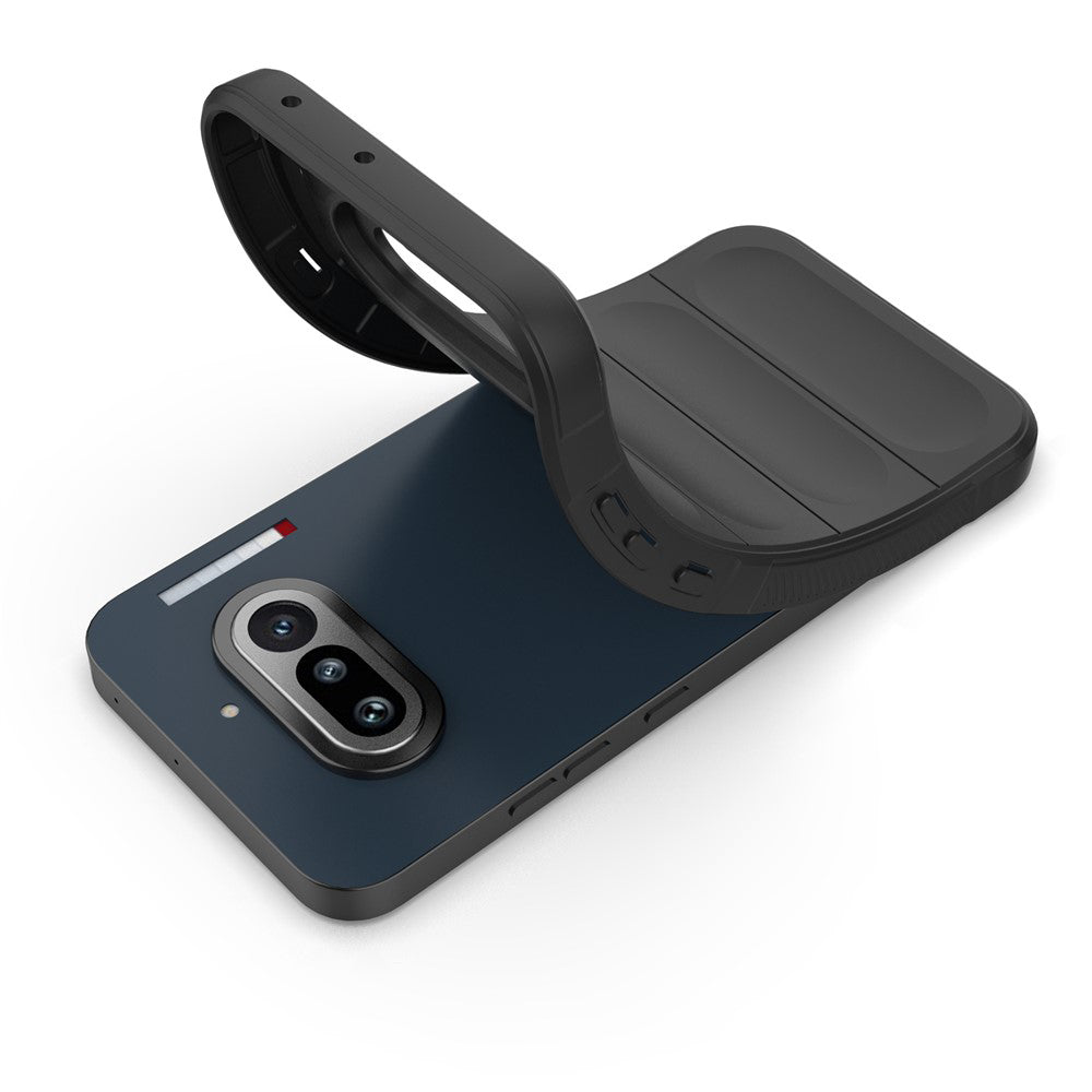 Futrola za Nothing Phone (4a), Techsuit, Magic Shield, Crna